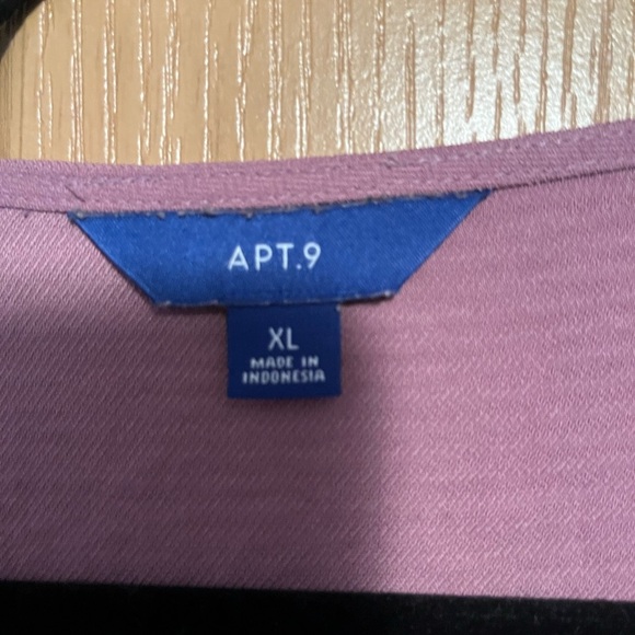 Apt. 9 Mauvy Button Down Blouse - Picture 2 of 9